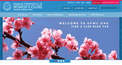 Desktop Screenshot of gfwc.org