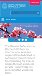 Mobile Screenshot of gfwc.org