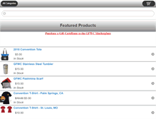 Tablet Screenshot of marketplace.gfwc.org